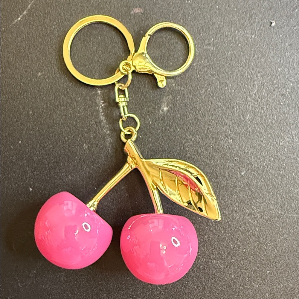 Cherry Bag Charm/Key Chains Large Various Colors - Picture 3 of 8